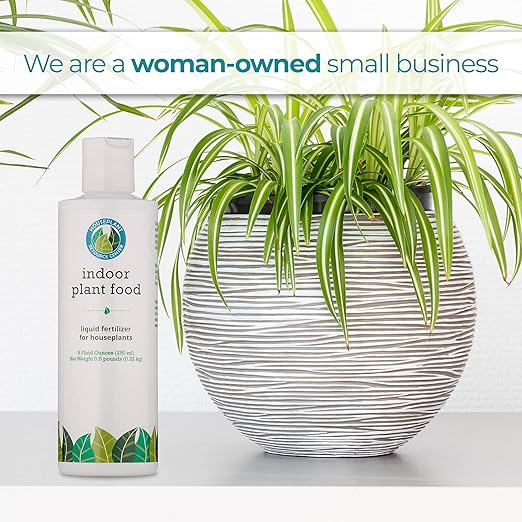 Indoor Plant Food by Houseplant Resource Center - Organic Liquid Fertilizer for Pothos, Peace Lily, Monstera, Cactus and More - 8 oz