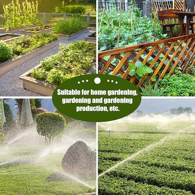 Honoson Drip Irrigation Plugs 1/4 Inch Tube Closure Goof Hole Plugs Irrigation Stopper for Home Garden Lawn Supplies, Black(450 Pieces)