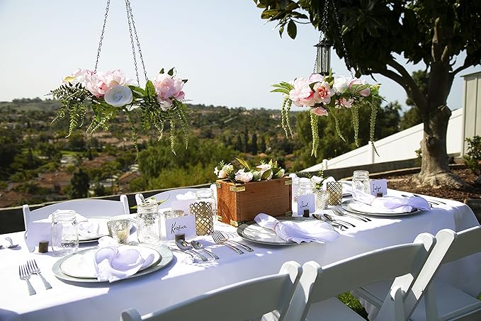 National Hardware N275-024 V2663 Flower Plant Chains, 18", Black (Pack of 2)