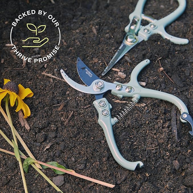Modern Sprout Gardening Shears & Pruners 2-pack, Lightweight, Durable, One Size (Lavender)