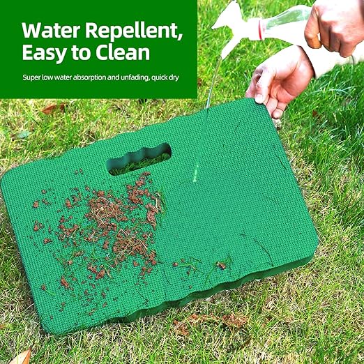 Ohuhu Premium Thick Kneeling Pad, 17 x 11 x 1.5 Inch Gardening Knee Mat with 2 Different Surfaces, Extra Thick Knee Cushion for Gardening Work Baby Bath Exercise