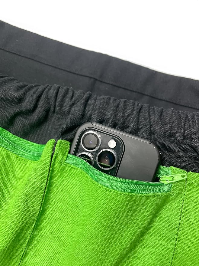 Seeding Square Harvest Apron Hands-Free Gardening Apron for Fruits, Vegetables, Tools – Adjustable, Durable, Washable