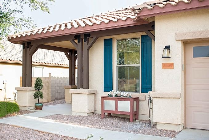 4ft Boxwood Ball Shape Artificial Topiary Tree Porch Decor, Outdoor Plants 2Pack