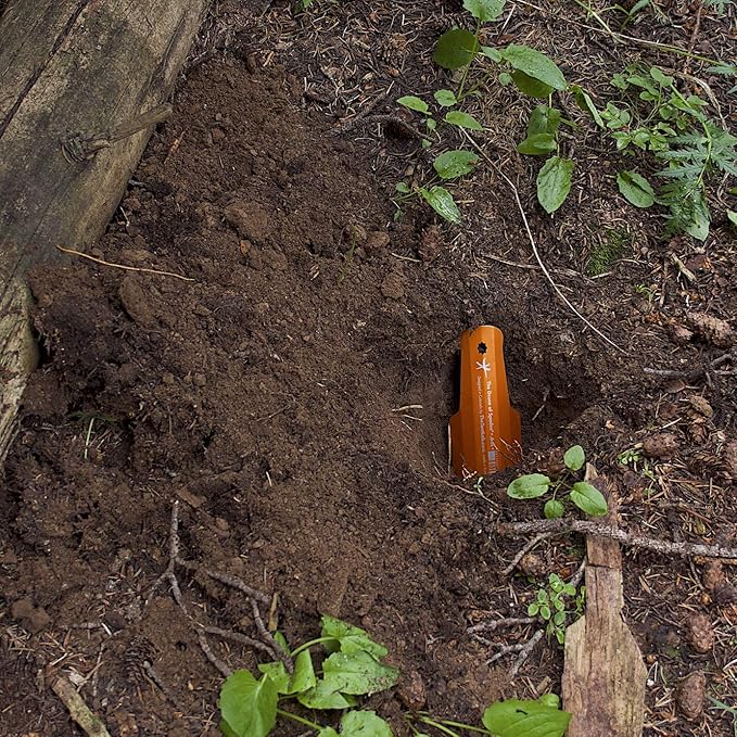 DirtSaw® Deuce #1 - .45 oz Ultralight Backpacking Trowel, Color: madeinUS_Sky