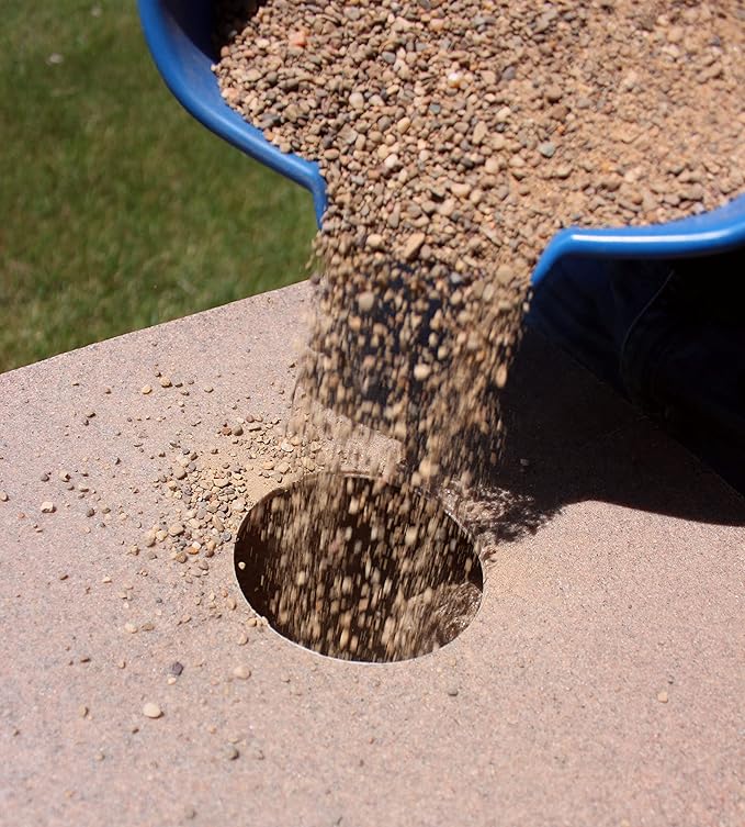 EMSCO Group 2306-1AZ Garden Bench – Natural Sandstone Appearance – Made of Resin – Lightweight – 12” Height