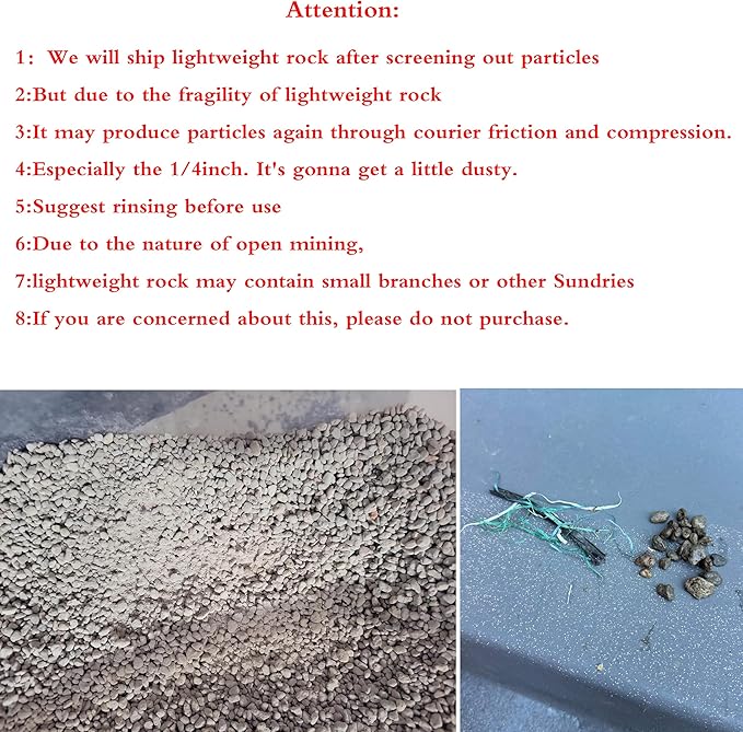 Organic Pumice for Bonsai and Horticultural 100% Natural (1 gallons, 3/8 inch)