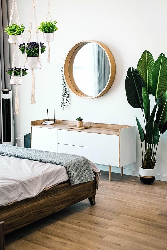 5 Packs Plant Hangers Indoor, Macrame Plant Hangers, Indoor Plant Hangers, Indoor Planter, Wall Plant Hanger, Hanging Planters for Indoor Plants, Hanging Planters for Outdoor Plants, Plant Lover Gifts