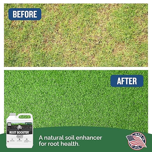 Turf Titan Root Booster – Lawn Probiotic & Garden Booster – Natural Liquid Probiotic for Plants & Lawn Care – Green Lawn Booster for Effortless Lawn Maintenance - Covers up to 8,000 Sq Ft