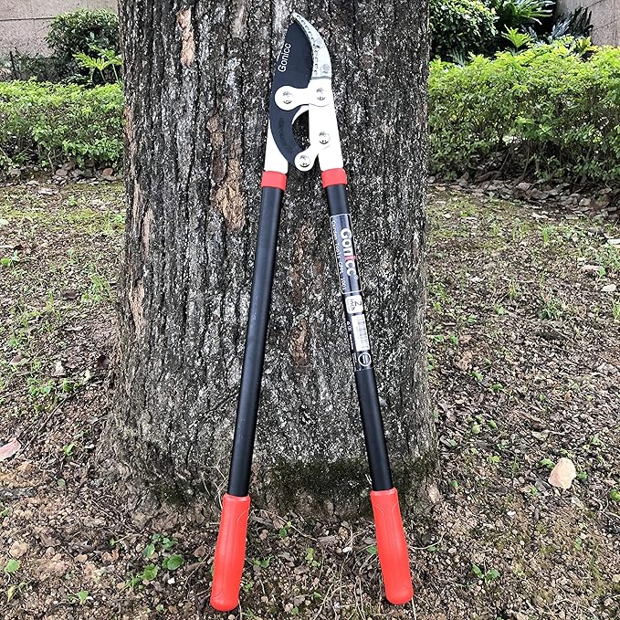 Gonicc Professional 30 inch SK-5 Steel Blade Anvil Lopper, 2-Inch Capacity, Sturdy Extra Leverage 22-Inch Handles, Garden Pruning Tree Hedge Branch Trimmer Clippers scissors.
