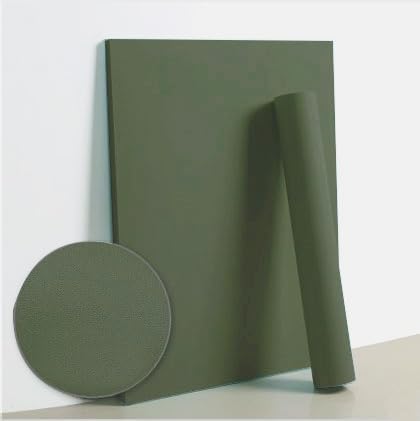 Dimoon 590''x15.7'' Green Skin Peel and Stick Wallpaper Contact Paper Modern Self Adhesive Wall Paper Removable Renter Friendly Textured Solid Color Vinyl Roll (590''x15.7'',Dark Green Skin)