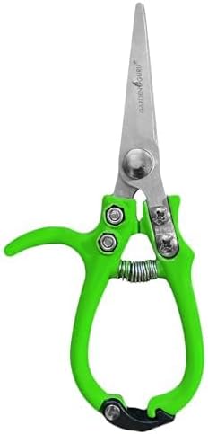GARDEN GURU Ergonomic Garden Snips Clippers – Professional Hand Pruner Pruning Shear with Comfort Grip Handles for Gardening Trimming and Yard Work – High Carbon Steel (4 Pack)