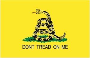 Valley Forge Flag Gadsden Don't Tread On Me Historical Flag - 100% Made in The USA - 3' x 5' ft - Perma-NYL Printed Nylon - Sturdy and Durable - Great for Gardens, Homes, Patios and Cars