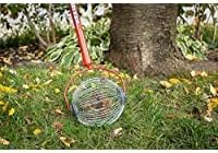 Garden Weasel Nut Gatherer - Small Cage | Pick Up Small Acorns, Buckeyes, Beech Nuts | Nut Collector and Picker Upper Roller | 95334