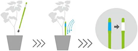 Aquameter Medium (Green Refillable) - Plant Soil Moisture Sensor - Best for Potted Plants - Probe, Meter, Indicator