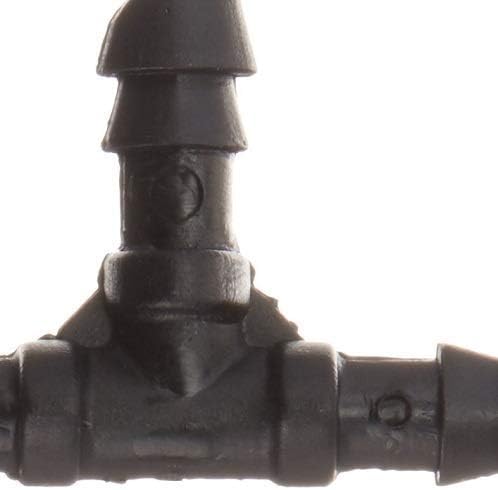20 Pack (500 Total) Orbit 1/4 Inch Drip Fitting Tee for Micro Water Tubing, Dripper Line - 67401-25 Pack