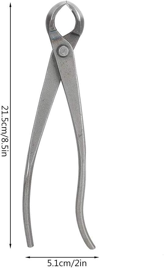 Bonsai Cutters, 8.5inch Concave Cutter Bonsai Tools Stainless Steel Bonsai Tree Knob Cutter Gardening Concave Pruner Tree Branch Cutter Long Reach Bonsai Tools