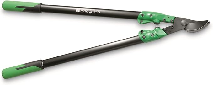 Hooyman Forged Loppers and Ratchet Pruner with Heavy Duty Steel Construction, Ergonomic No-Slip H-Grip Handles, and Blade Lock for Gardening, Land Management, Yard Work, Trimming, Pruning, and Outdoor