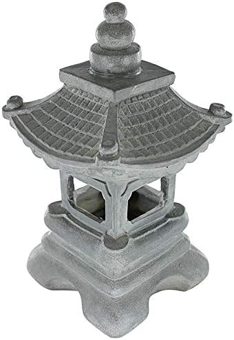 Design Toscano s/2 Chengdu Pagoda Asian Lantern Statues