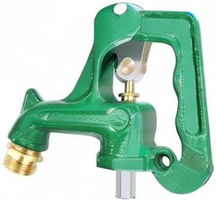 Frost Proof Yard Hydrant Head Assembly,Frost Free Outdoor Faucet Freeze Proof Hydrant Faucet Head for Yard Farm Irrigation,Adapt to 1" NPT Male Thread Pipe with 3/8"-16 Nut Rod,Connect 3/4" Hose