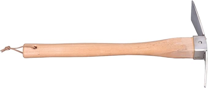 Hoe Garden Tool, Simple Practical Small Volume Light Weight Pick Axe for Pot Culture for Courtyard for Gardening