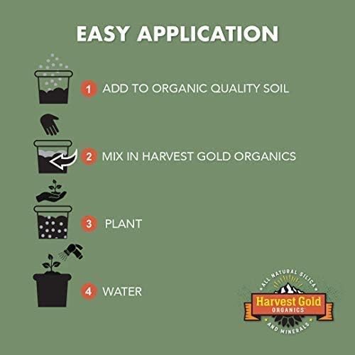 Premium Soil Conditioner All Purpose for Houseplants, Flowers, All Vegetables and Trees, Provides Natural Silica and Micronutrients (5 Gallon Bucket)