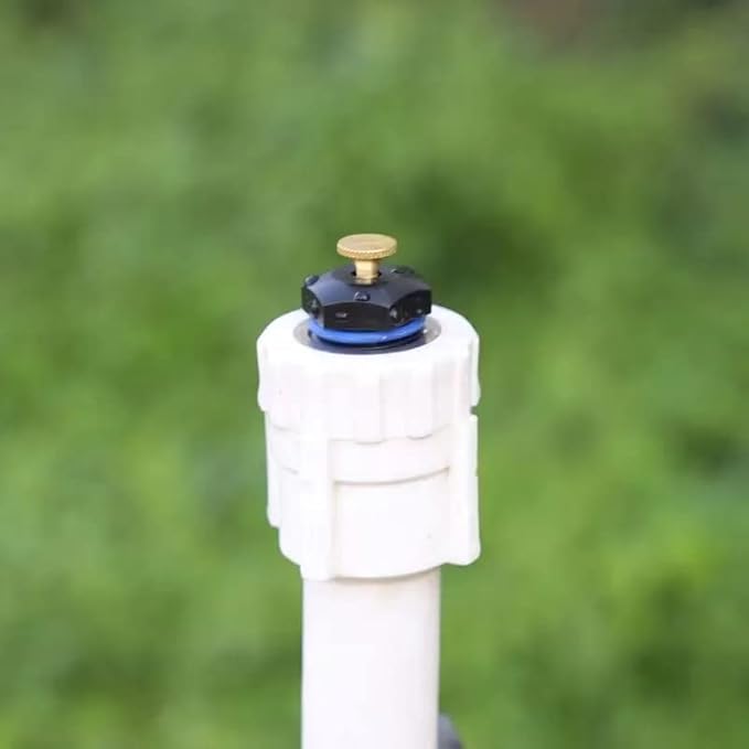 20pcs Atomizing Sprinkler Nozzle,1/2 inch Garden Misting Emitters Adjustable 360 Degree Agricultural Lawn Watering Universal Nozzle Irrigation Micro Spray Heads