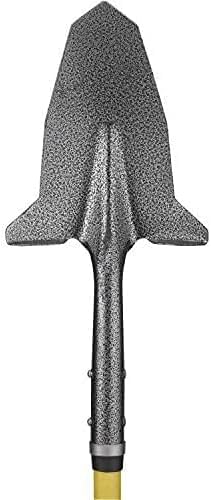 Gardening Shovel with Steel-Reinforced Fiberglass Handle, Cushioned D-Grip and Sharp, Hardened-Steel Blade, Award Winning Spade, Model SHFD3 Lime