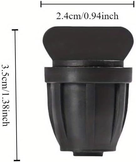 10PCS 5/16Inch Drip Irrigation Fittings 5/16"ID Tubing-10 Pack 5/16" Drip Irrigation End Plugs (BLACK)