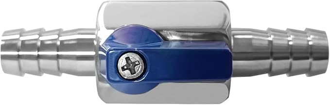 Beduan 3/4" Hose ID Barb Ball Valve 304 Stainless Steel Mini Shut Off Valve for Water Gas Fuel Drip Irrigation and Aquariums(Pack of 2)