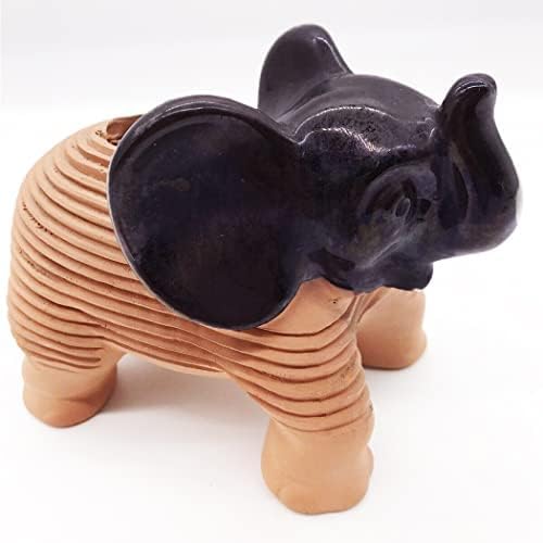 Chia Pet Elephant with Seed Pack, Decorative Pottery Planter, Easy to Do and Fun to Grow, Novelty Gift, Perfect for Any Occasion