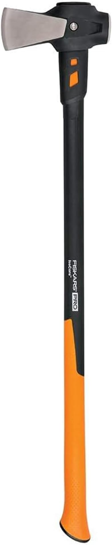 Fiskars Pro IsoCore Splitting Maul and Stainless Steel Axe, with Shock Reduction, 6 lb, 36 in