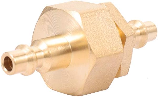 Air Compressor 1/4" Quick Connect Plug To GHT 3/4" Garden Hose Faucet Blow Out Adapter Fitting For Winterize Sprinkler Systems, Camper, Outdoor Plumbing, Garden Hose 2pcs male with 2pcs female (PAIR)