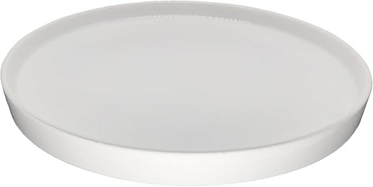 Ceramic Plant Saucer Plant Pot Tray 8 inch White, Planter Water Drip Trays for Plant Saucers Indoors, Thick Durable Sturdy Flower Pot Saucers for Glazing Pots Base, More Sizes 4-12 inch