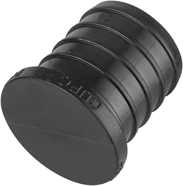 100-Pack EFIELD Pex Fittings Poly PPSU Barb Crimp 1-inch Plug (End Cap) For Pex Tubing, ASTM F2159