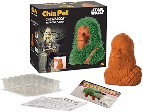 Chia Pet Star Wars Chewbacca with Seed Pack, Decorative Pottery Planter, Easy to Do and Fun to Grow, Novelty Gift, Perfect for Any Occasion