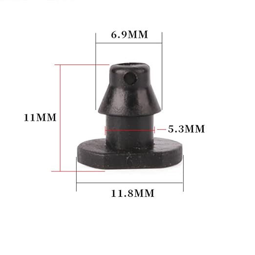 Drip Irrigation End Plug 100 Pieces for 1/4 Inch Tube Closure Goof Hole Plugs Irrigation Stopper