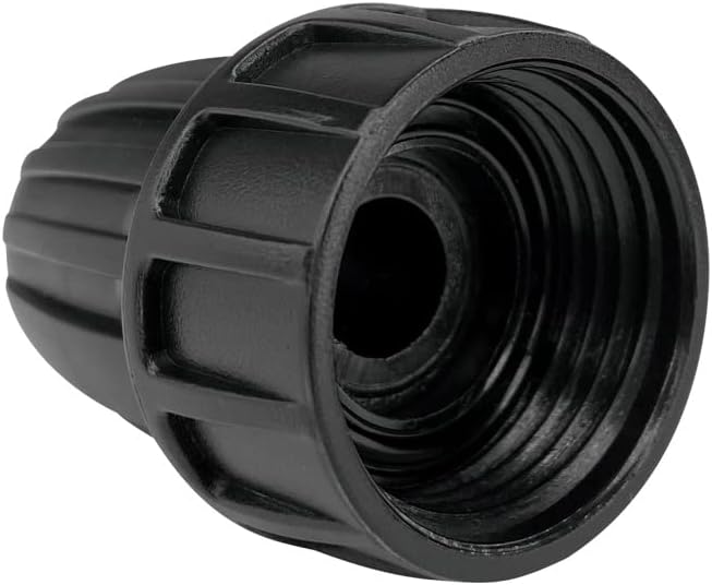 5 Pack 1/2 Inch Drip Irrigation Tubing to Faucet/Garden Hose Adapter, 3/4" GHT to 1/2" Drip Irrigation Fittings, Plastic 3/4 Inch Faucet Connector Garden Hose Adapter