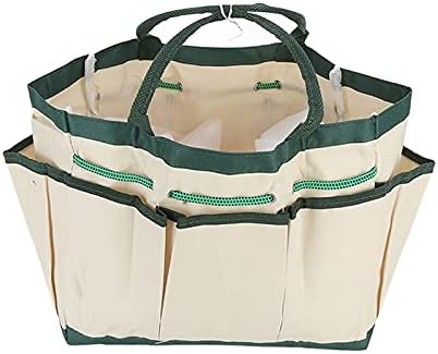 Fdit Garden Tote Bag, Single?Layer Garden Tote Bag Gardening Pruning Tool Storage Oxford Cloth Bag Heavy Duty Tool Storage