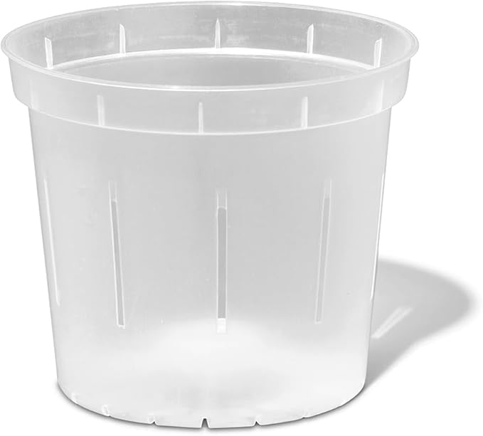 rePotme Deluxe Orchid Starter Kit - Phalaenopsis Dark Classic - (Includes Orchid Potting Mix, Orchid Fertilizer, Plus a 5 inch Orchid Pot, Flower Clip, and Plant Label)