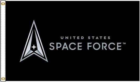 FlagSource Official U.S. Space Force Nylon Military Flag, Made in USA, 2x3'