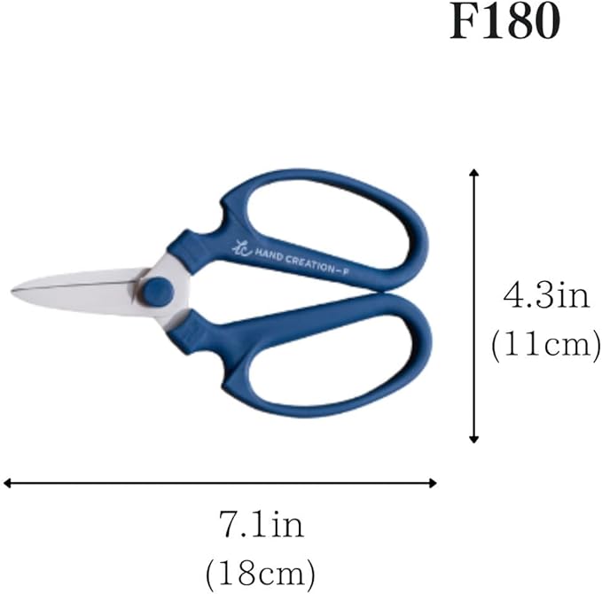 SAKAGEN HAND CREATION Flower Shears Type F-180 Scissors (Pink)