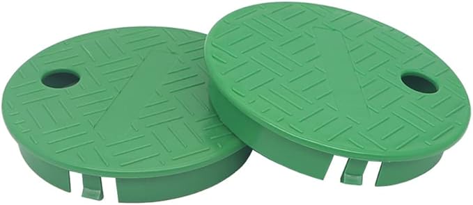 Bandelt Sprinkler Valve Box Cover Lid for Automatic Irrigation Water System Lawn, Yard, Outside ID 5.5" OD 6"-2 Pack