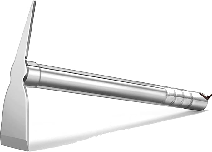 Gardening Hoe, 2 in 1 Shovel and Pickaxe, Digging Hoe Garden Tools Heavy Duty Stainless Steel Vegetable Flower Planting Digging Gadget (Shovel and Pickaxe)