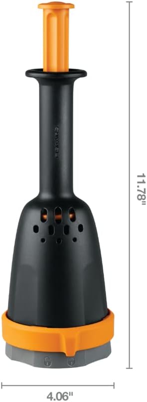 Fiskars Soil Block Maker for Garden Seeds with Natural Air Pruning, Eco Friendly Soil Blocking Gardening Tool for Germinating Seeds