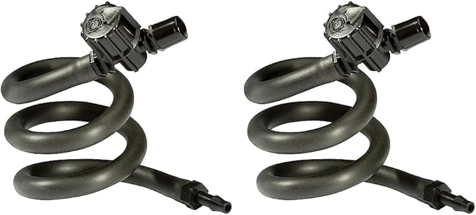 Rain Bird MISTUB-1S Drip Irrigation Flexible Mister, 360° Full Circle Pattern, 12" Length, 1' - 3' Spray Distance (Pack of 2)