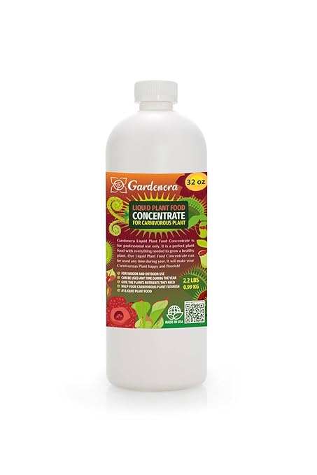 Plant Growth Superfood for Carnivorous Plants with Vitamins & Minerals - Organic Plant Food Fertilizer - Micro-Fungi and Bio-Organisms for Carnivorous Plant Care & Growth Enhancement - 32oz