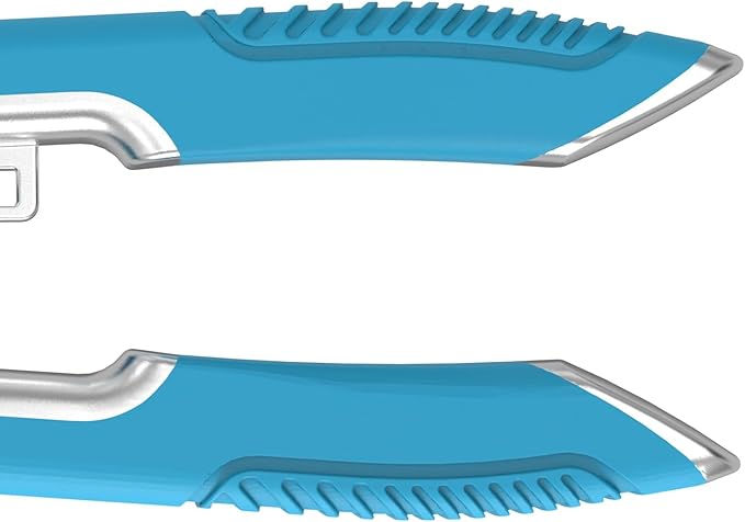 FLORA GUARD 6.5 Inch Micro-Tip Pruning snip Gardening Hand Pruning Shears Trimming Scissors with Stainless Steel（Blue）