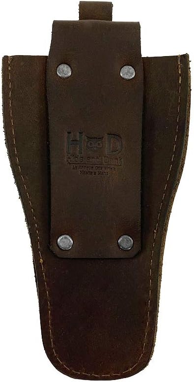 Hide & Drink, Gardening Scissors Holster, Pruner Sheath, Gardening Tool Case, Pruning Shear, Scissors Case, Thick Full Grain Leather, Handmade, Bourbon Brown