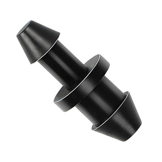 60 Pieces 1/4" Drip Irrigation End Plug Fittings：1/4'' Drip Single Barbed End Cap Connectors for 1/4 Inch Irrigation Tubing 1/2" Tubing Goof Hole Plugs for Garden Drip Line Systems