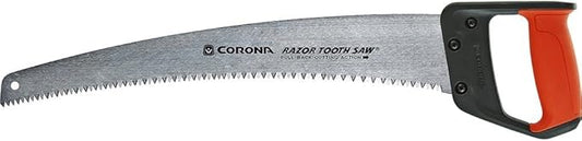 Corona Tools 18-Inch RazorTOOTH Pruning Saw | Heavy-Duty Hand Saw with Curved Blade | D-Handle Design for Gloved or 2-Handed Operation | Cuts Branches Up to 10" in Diameter | RS 7510D